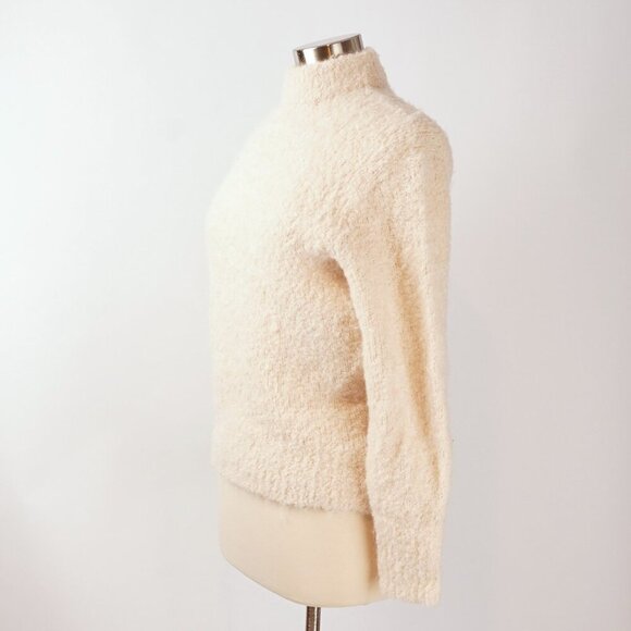 Madewell Wool-Alpaca Blend Bouclé-Knit Oversized Sweater - XXS - Picture 2 of 6